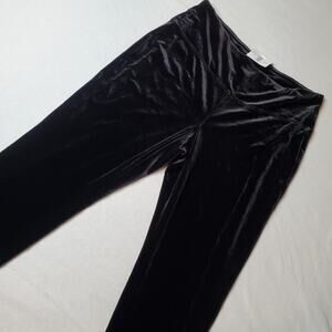 J. Jill Womens Size SP NWT Wearever Collection Velvet Slim Ankle Pant Black
